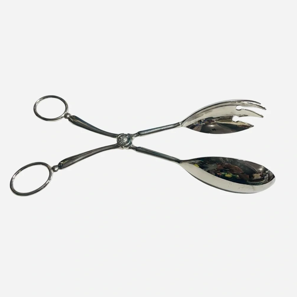 Silver Plated Tongs vintage silver